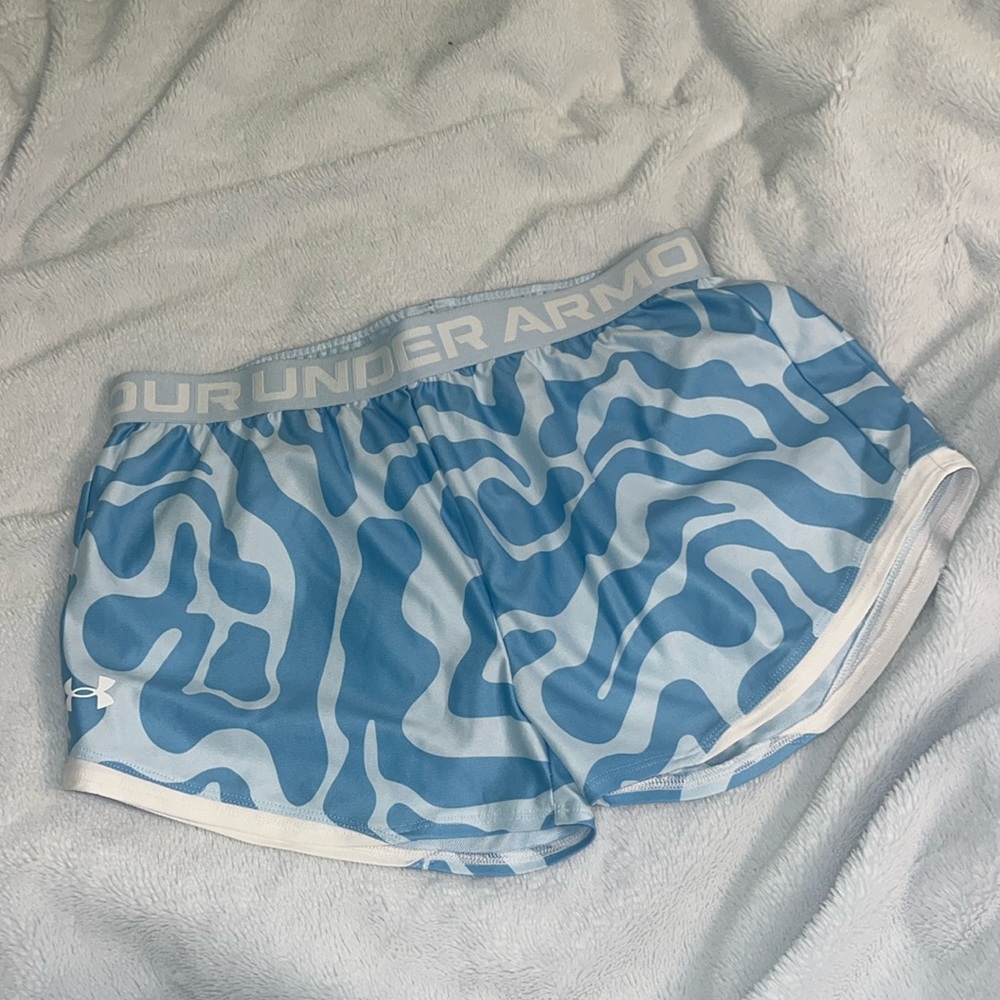 Girls Under Armour Play Up Pattern Short